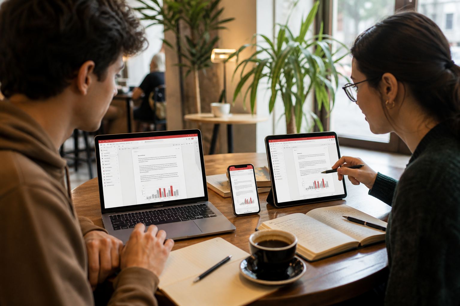 Same WPS file on laptop, phone, and tablet